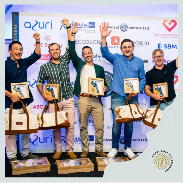 Celebrating excellence on the course. Congratulations to the winners of the first Azuri Golf Tournament. A day of skill, spirit and good company. Well played. 🏆#AzuriGolfTournament #Leadership